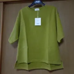 searoomlynn looseシルエットハーフトップス オリーブ色