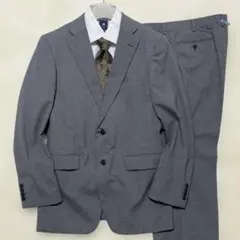 【大きいサイズ】 メンズスーツ セットアップ AB7 グレー チェック 洗える