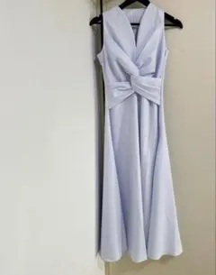 ánuans ノースリーブ ワンピース サックスブルー サイズ2 - メルカリ