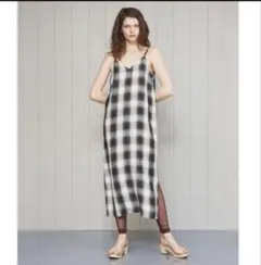 ＜H＞OMBRE CHECK CAMILOLE/キャミワンピース