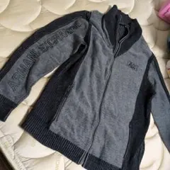 キャスバル様専用美品　アルマーニエクスチェンジ　長袖ニットジッパーブルゾン　L
