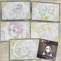 【非売品】6点セット ダイニング限定 竈門炭治郎 コースター 原画ポストカード