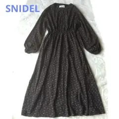 SNIDEL ワンピース　マキシドレス　花柄