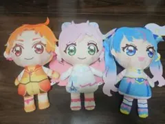 ひろがるスカイ！プリキュア めちゃもふぐっとぬいぐるみ 3点セット