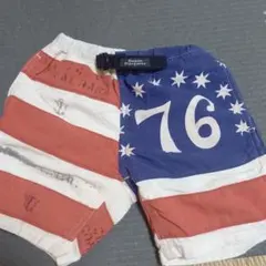 デニムダンガリー　ショートパンツ　120センチ