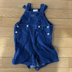 ELLE デニムオーバーオール風ロンパース サイズ90