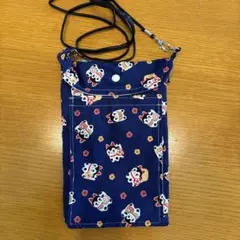 猫柄 スマホショルダーバッグ ポシェット