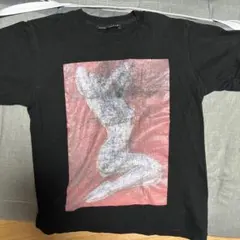 KAWI JAMELE アートプリント Tシャツ ブラック Fのサムネイル