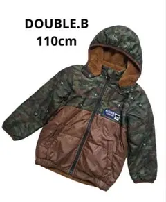 8️⃣990円 DOUBLE.B 迷彩ダウンコート 110cm