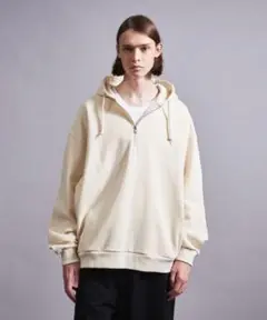 monkey time TRY/FLC HALF ZIP HOODIE/パーカー