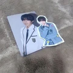 長尾謙杜 HARD WORK トレカ シール セット