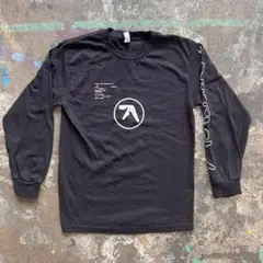 Aphex Twin 長袖カットソー Lサイズ ブラック　ロンT Aphex Twin 長袖カットソー Lサイズ ブラック ロンT
