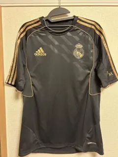 【超希少】adidas Real Madrid シャツ 黒 ゴールド