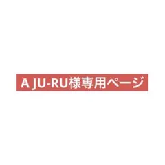 A JU-RU様専用ページ
