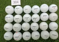 ロストボールNo.304　24球セット titleist　年式混合のサムネイル