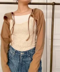 VIOLETTE ROOM PANTS SLEEVE カーディガンのサムネイル