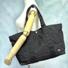 PORTER ポーター ペイント キャンバス地 トートバッグ ブラック