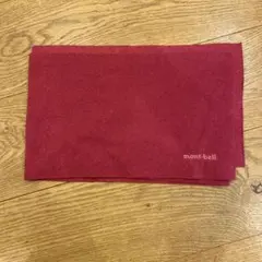 mont-bell ワインレッド　マフラー