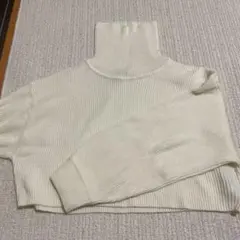 DIVIDED H&M アイボリー タートルネック M