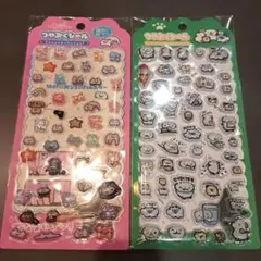 絶対に死なないハムスター&NERDOGナードッグ つやぷくシール 2枚セット