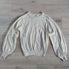 美品！アース バルーンそで ニットセーター M L
