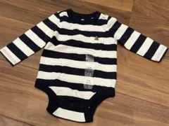 新品 Baby GAP ボーダー ロンパース