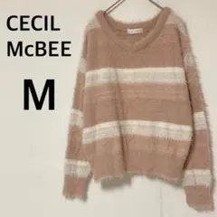 セシルマクビー シャギーニット ニットプルオーバー 【M】ゆったり