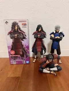 【⚠️箱無し】NARUTO フィギュア 3体セット うちはマダラ・柱間・扉間 ⚠️箱無し】NARUTO フィギュア 3体セット うちはマダラ・柱間・扉間