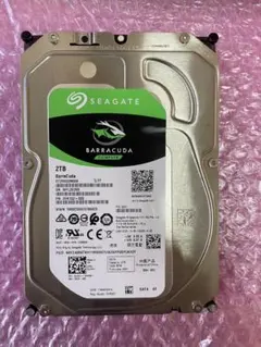 HDD 2TB 3.5インチ 内蔵型 seagate 2019年製 1114