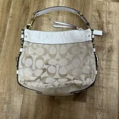 お値下げ中⭐︎コーチ ショルダーバッグ ベージュ/ホワイト