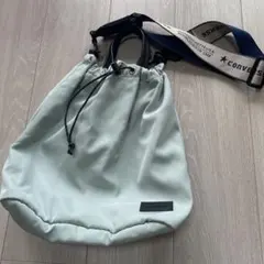 converse ショルダー　巾着　バッグ
