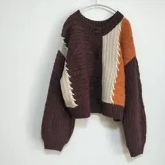LOWRYSFARM ローリーズファーム ショート丈ニットカーディガン