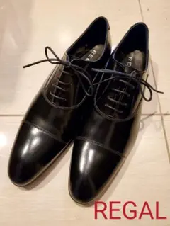新品未使用 REGALビジネスシューズ 革靴 ストレートチップ