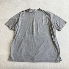 クロコダイル レディース 半袖 Tシャツ グレー 飾りボタン チュニック丈 夏服
