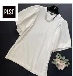 PLST プラステ ファブリックコンビフレアスリーブ Tシャツのサムネイル