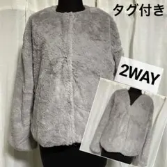 新品タグ付き　RagOut フェイクファー　アウター　ジャケット