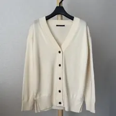 極美品 バンヤードストーム ウール Vネック ニット カーディガン
