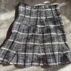 SNIDEL ヘムフレアスカショーパン(MIX)ツイード　スナイデル キュロット