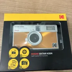 Kodak EKTAR H35N ハーフフレームカメラ 本体　オレンジ