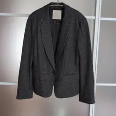 【値下げ】Reflect ストライプ テーラードジャケット グレー