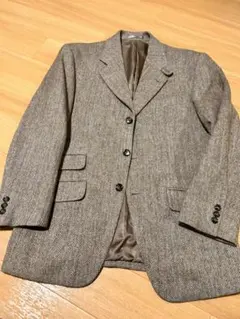 未使用に近い　SCOOP MAN ウールツイード　ヘリンボーン　チェンジポケット
