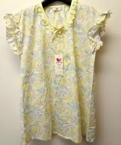 昭和レトロ　Wacoal　ワコール　ナイティ　 花柄　M　上着のみ　タグ付きのサムネイル