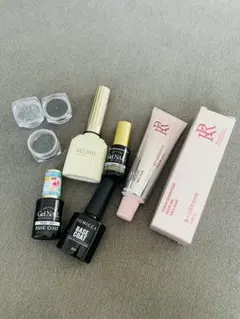 ネイルケアセット ベースコート・グリッター