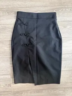 ZARA BASIC チャイナボタン タイトスカート