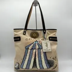 COACH ピエールルタン カバナ スリム トートバッグ キャンバス レア COACH ピエールルタン カバナ スリム トートバッグ キャンバス レア