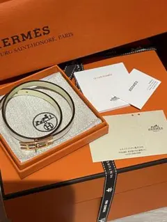 【最終値下げ】HERMES ブレスレット　チョーカー　ナタ×ジョーヌミルトンのサムネイル
