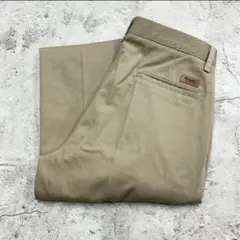 wrangler　RIATA　2タック　チノパンツ　ベージュ　32✖️36