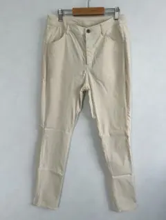 【美品】CROCODILE クロコダイル ストレッチスキニーパンツ アイボリーS