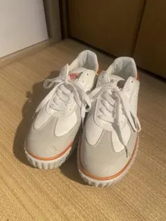 【値下げ中！】 JaVa ホワイト/オレンジ スニーカー