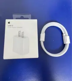 Apple純正20W充電器とApple 純正 60W USB-C 充電ケーブル